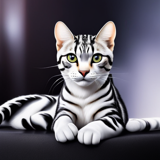 the captivating allure of feline elegance fused with wild traits