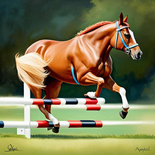 An image showcasing a well-conditioned horse's croup, capturing the powerful muscles and defined hindquarters in action during an exercise session