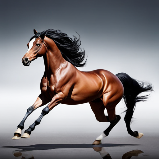 An image capturing the dynamic essence of a horse's gallop