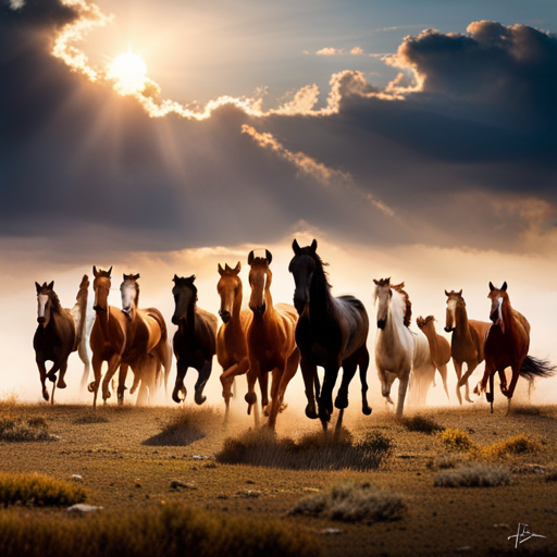 An image capturing the essence of wild horse conservation efforts worldwide