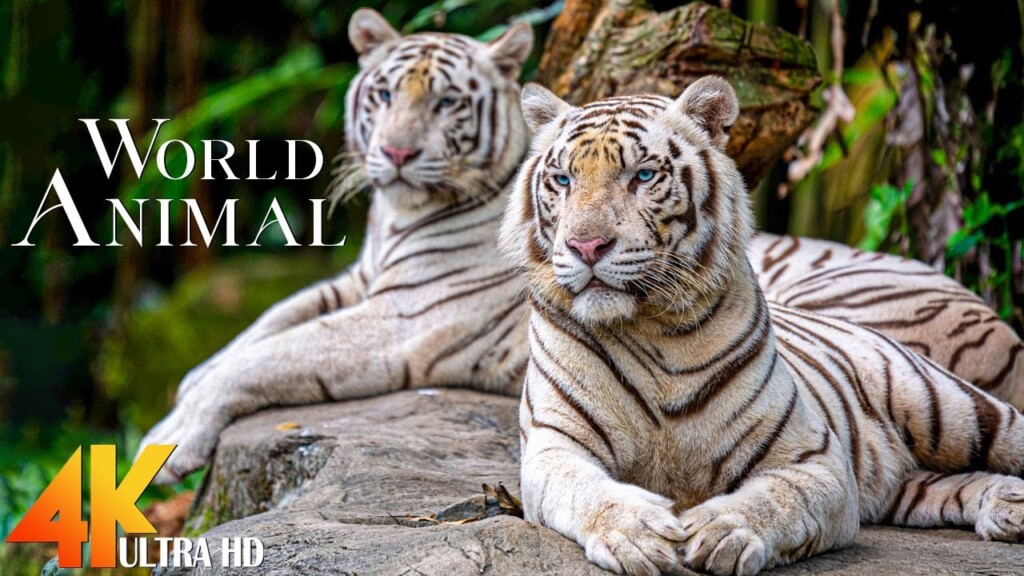 Wild Animals 4K - Scenic Relaxation of the Animal Kingdom with Relaxing Piano Music