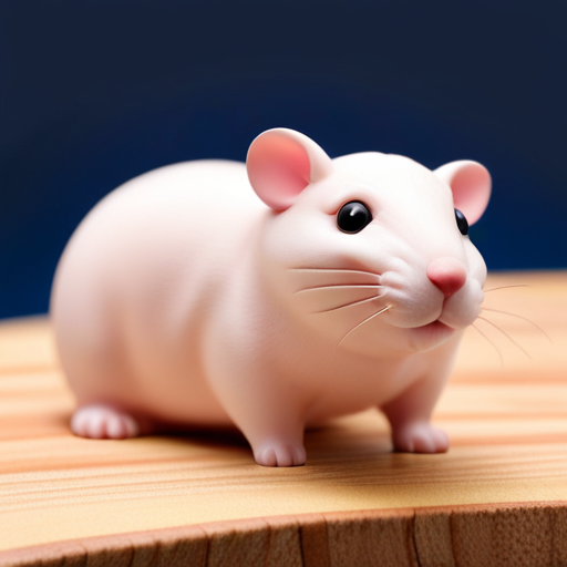 An image capturing the delicate pink skin of a hairless hamster, showcasing its tiny ears, wrinkle-free body, and adorable whiskers, inviting readers to explore the world of these unique and endearing pets