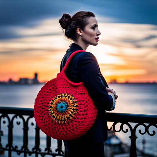 E the essence of creativity with a vibrant crocheted Starling Bag