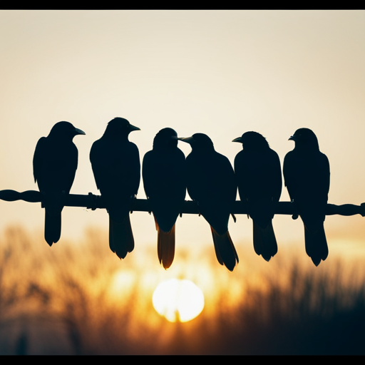 An image capturing the intricate social dynamics of crows: a group perched on a wire, their glossy feathers glistening under the sun, engaged in animated gestures, exchanging food, and emitting an array of mesmerizing vocalizations