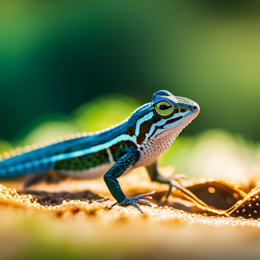 An image showcasing the vibrant world of Florida's lizard species