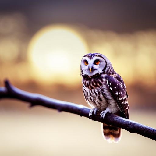 An image capturing the enigmatic essence of owls as symbols of wisdom and fortune