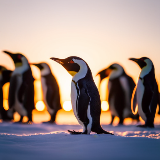 An image showcasing the resilience of penguins in their diverse habitats worldwide