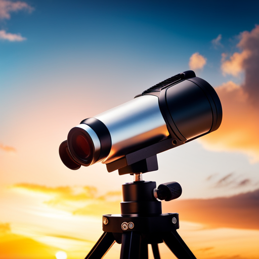 An image showcasing a MINI Close-up Telescope for bird watching