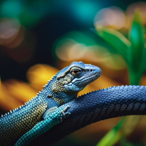 An image that showcases the mesmerizing allure of exotic reptile pets
