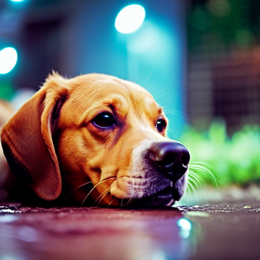 An image showcasing a close-up view of a dog's wet nose and a pair of feet with droplets of water on them, as the dog's tongue extends towards the feet, emphasizing the connection between taste and smell attraction