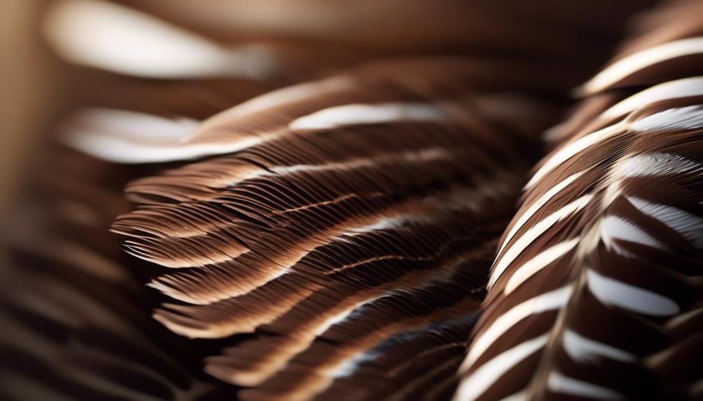 barred owl feathers revealed