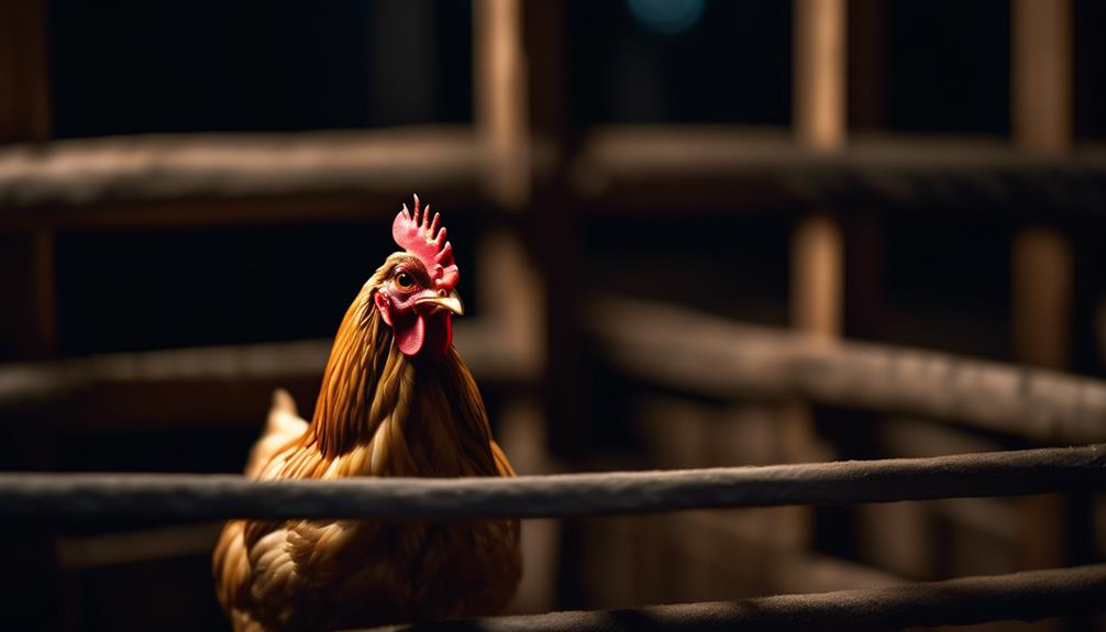 overcoming visual limitations and fearfulness in polish chickens