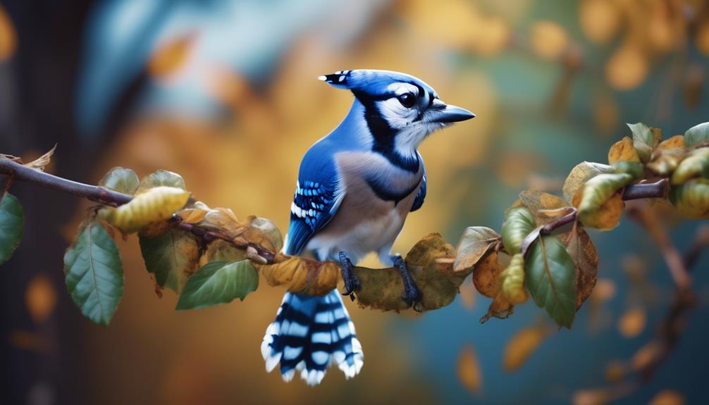 unusual blue jay activities