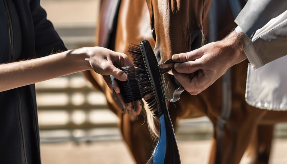 care for short coated horses