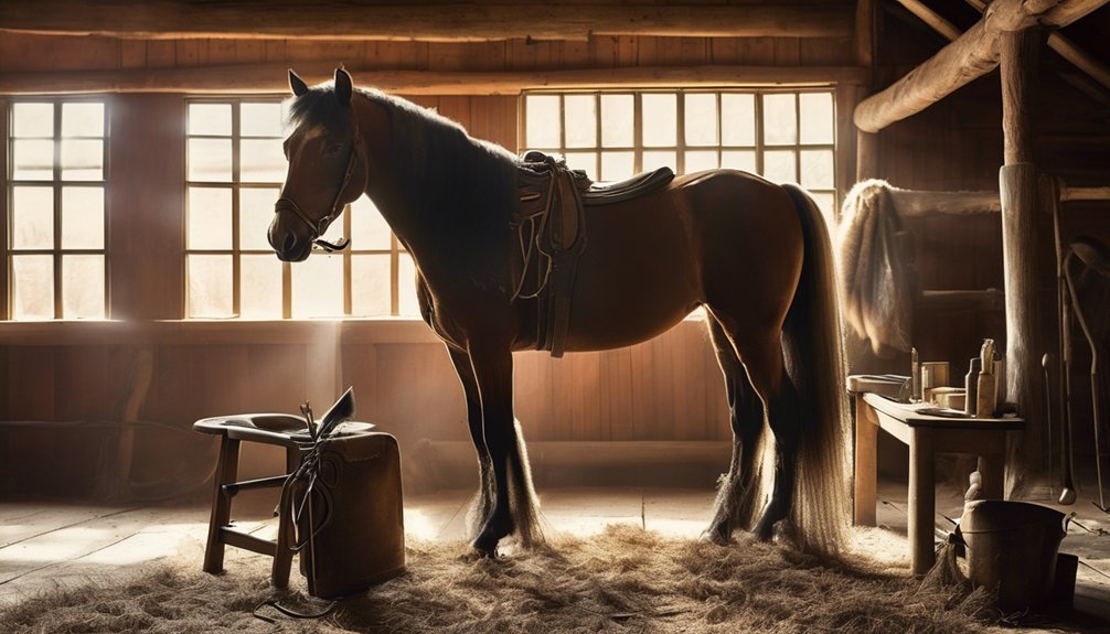 curly coat horse grooming