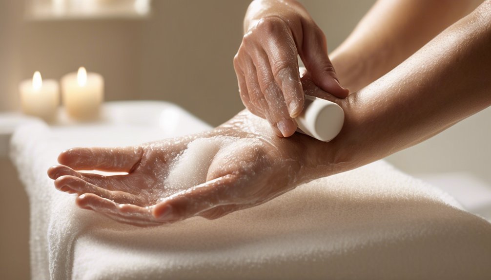 exfoliation boosts blood circulation