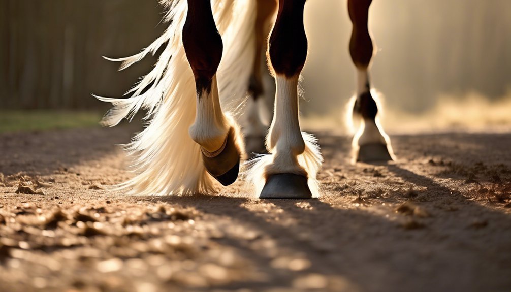feathered hoof grooming techniques