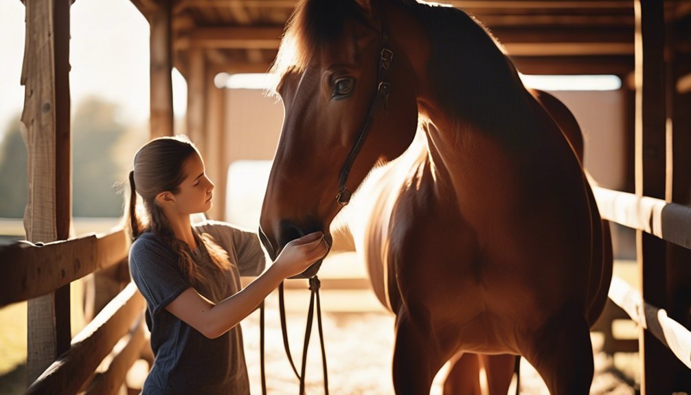 grooming fosters horse trust