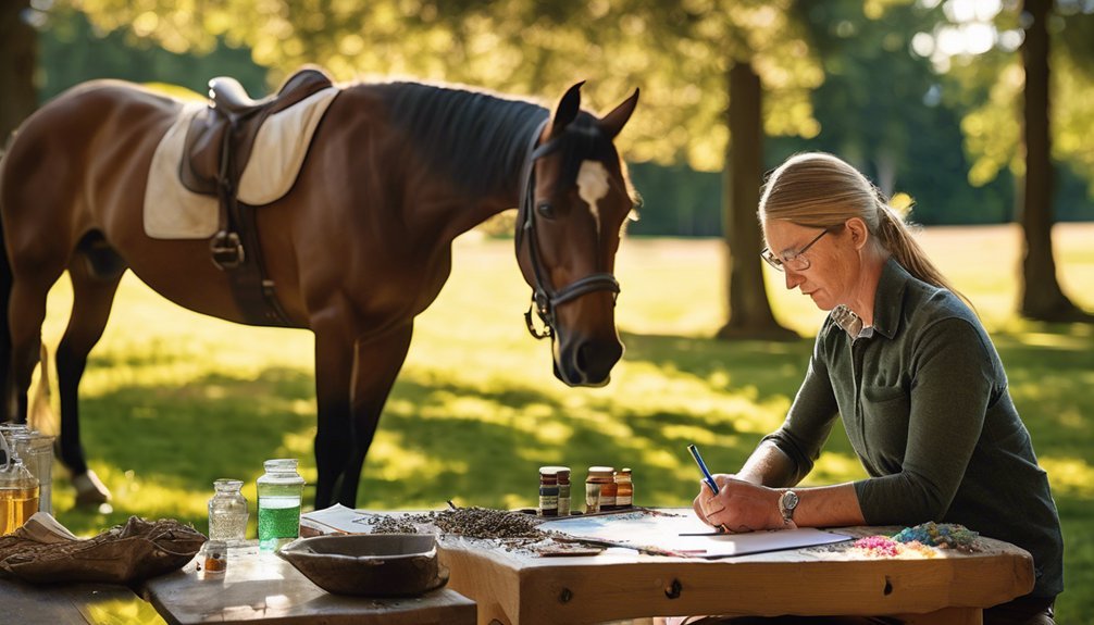 horse concentrate response monitoring