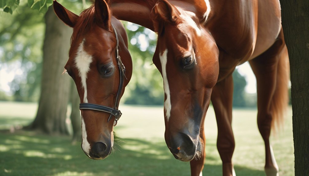 horse sunburn causes symptoms