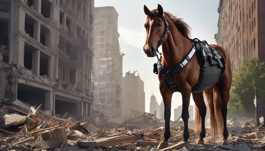 horses aiding urban rescues
