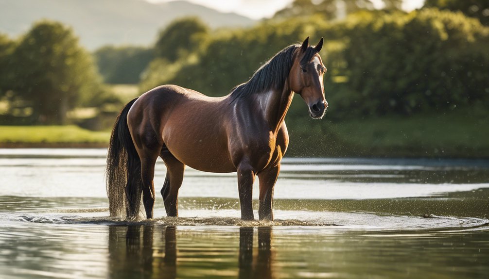 hydration improves horse coats