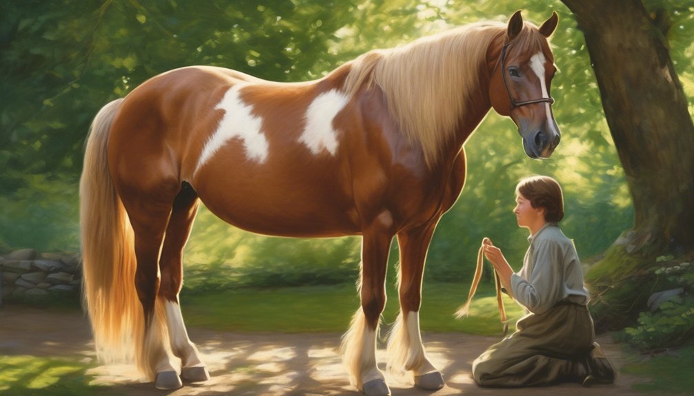 improved equine behavior through grooming