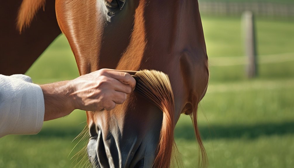 mane and tail grooming techniques