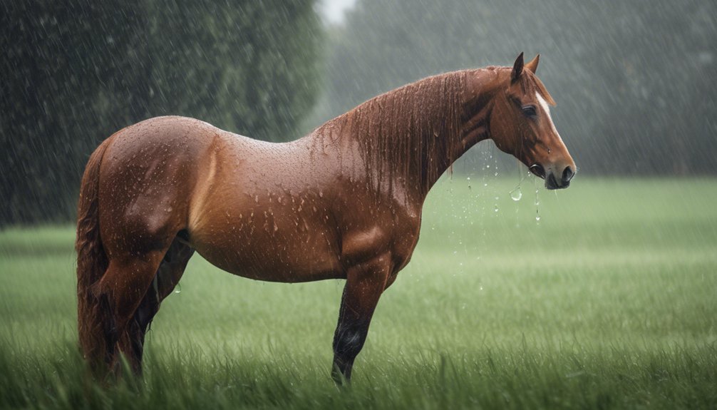 rain s effect on coat