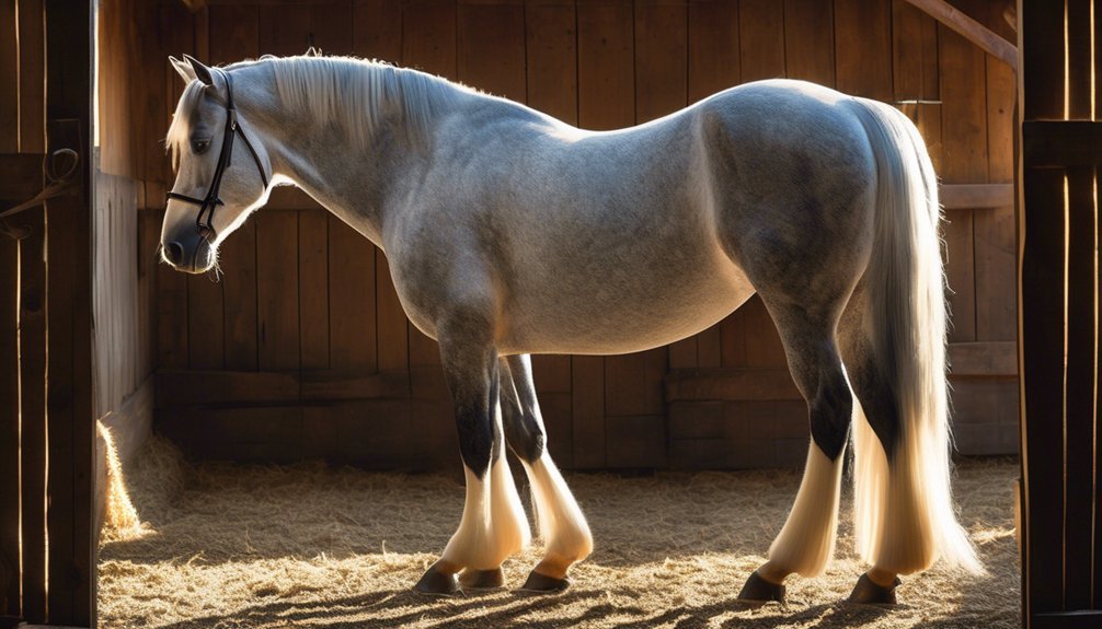 short coat horse grooming