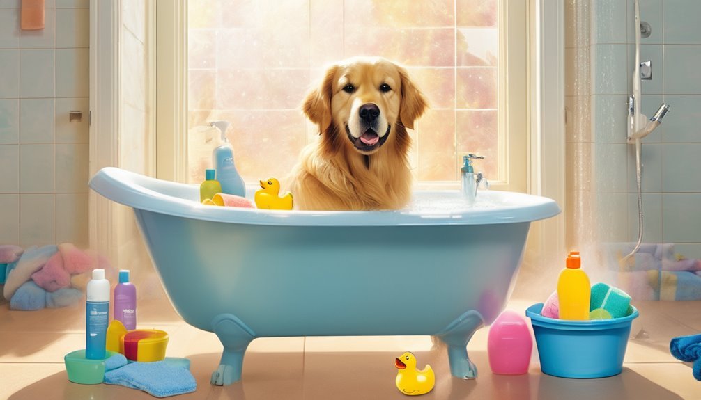 calm bath time preparation