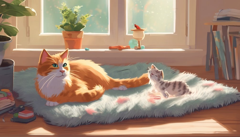 cozy safe kitten environment