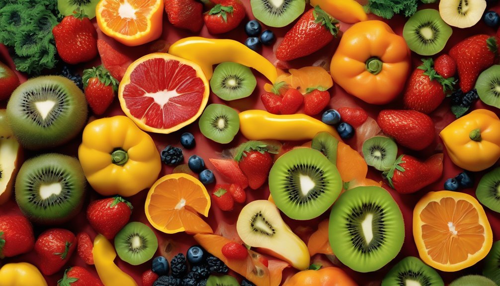 fresh fruits and vegetables