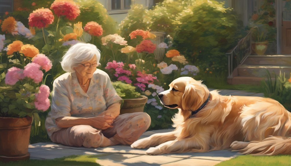 gentle affectionate dog companionship