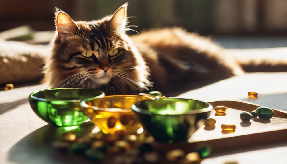 nutrients for shiny cat fur