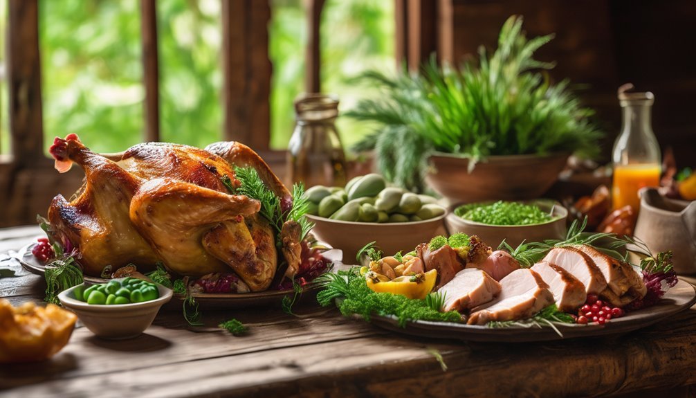 nutritious chicken and turkey