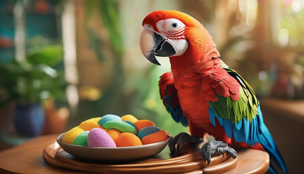 positive reinforcement for parrots