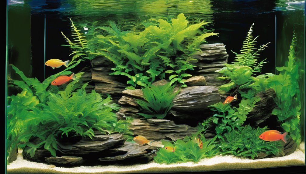 tropical fish aquarium setup