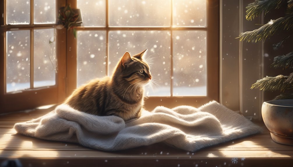 winter safety for cats