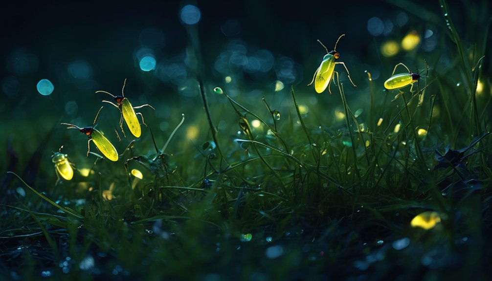 bioluminescent courtship signals