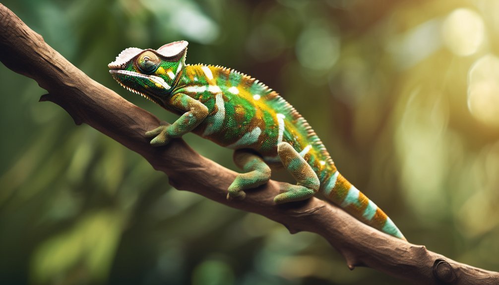 chameleons stress induced color change