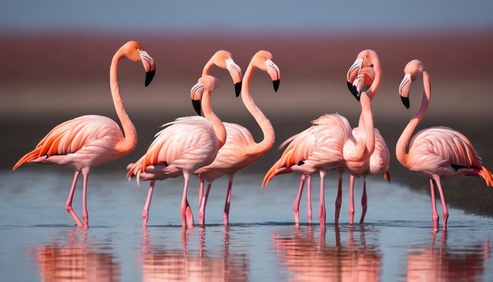diet determines flamingo color