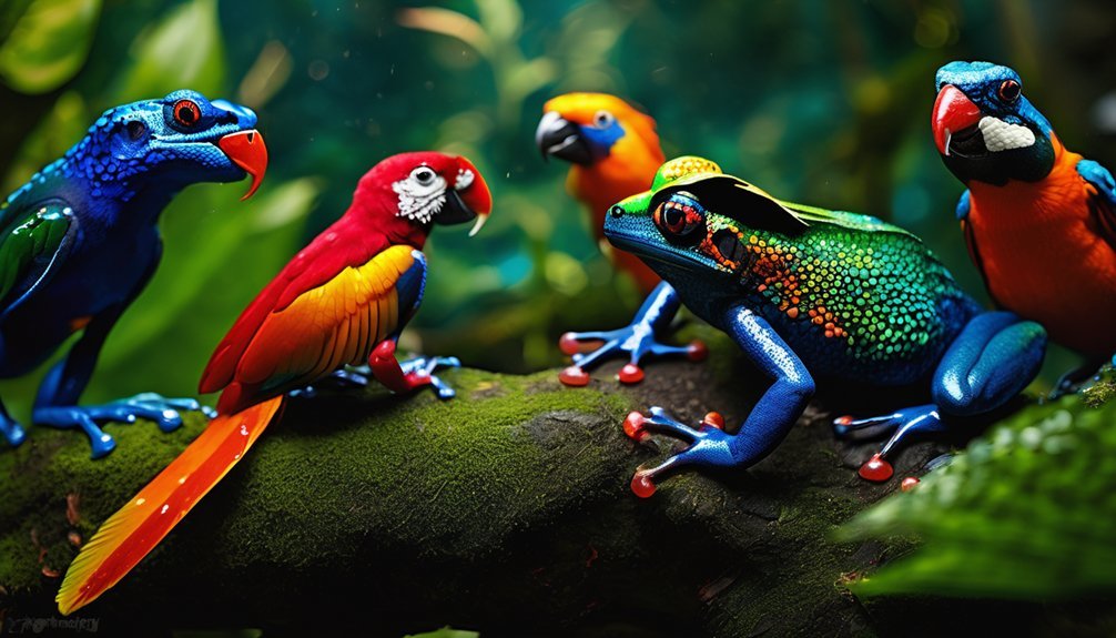 evolutionary advantages of coloration
