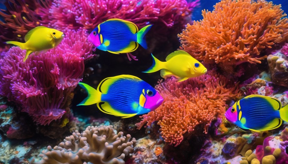 fluorescent fish communication adaptation