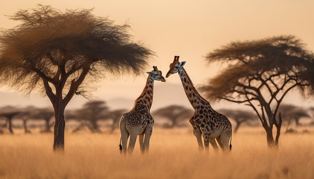 giraffes sleep while standing