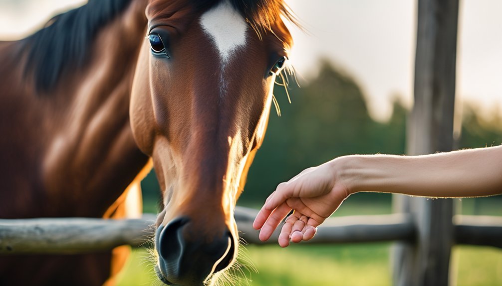 horses communicate through touch