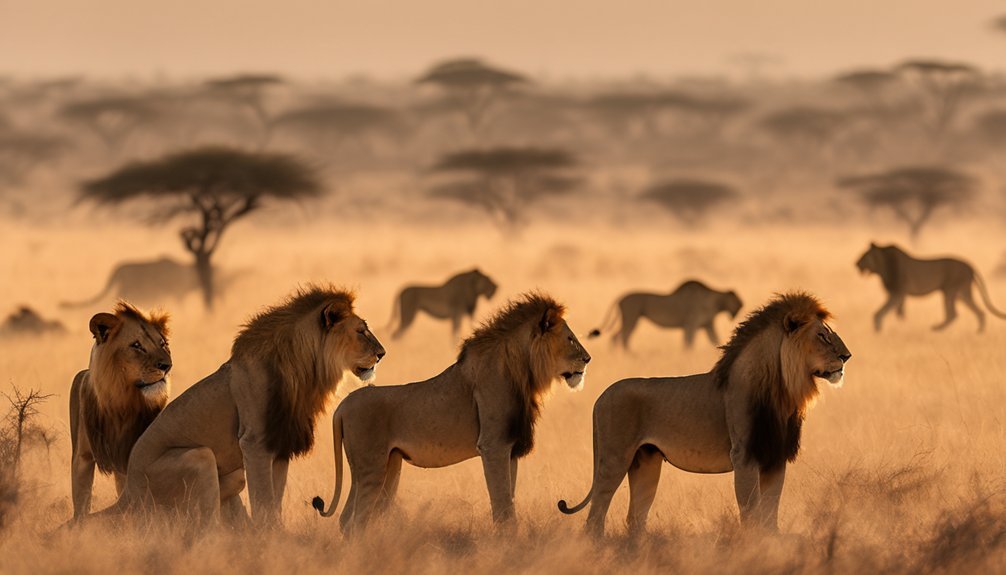 lions apex predators adaptations