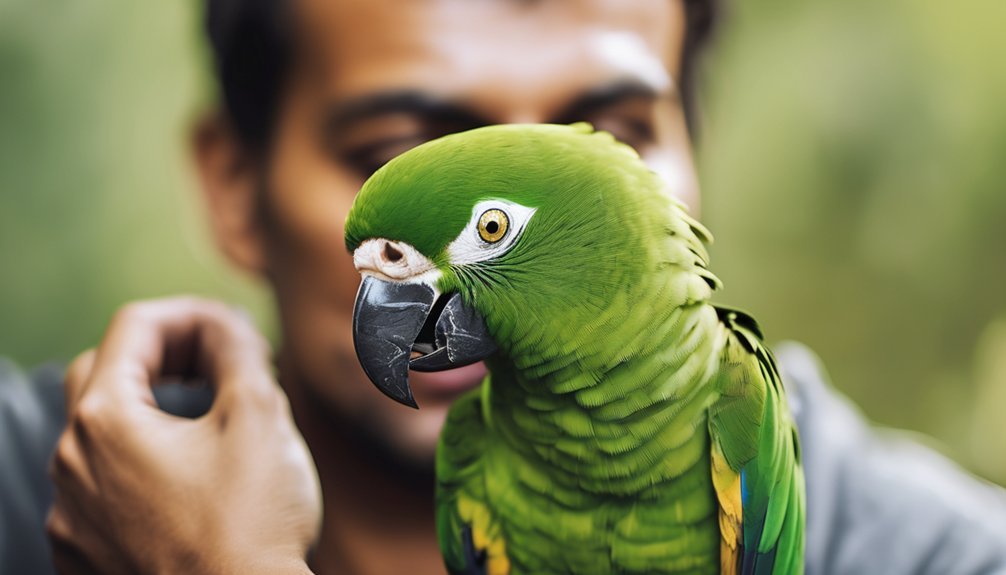 parrots bond through speech