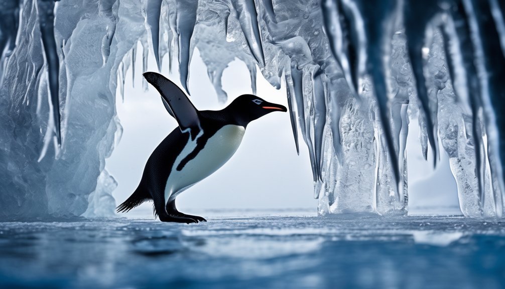 penguins adaptive hunting strategies