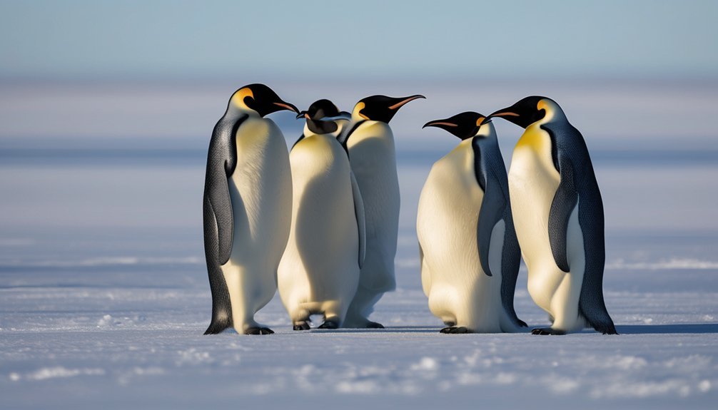 penguins endure harsh climates